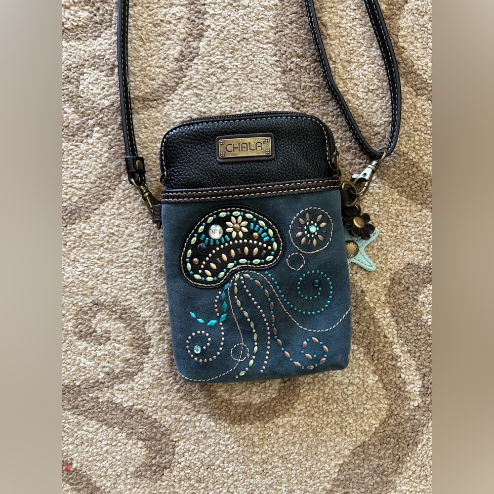 Chala Black and Blue Jellyfish Crossbody